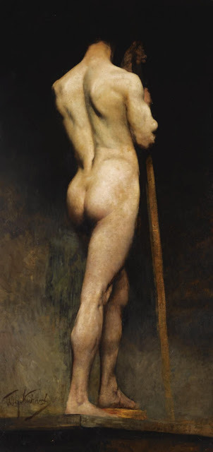 tumbllrkilledmyartblog:  Wilhelm Kuhner - Male Nude