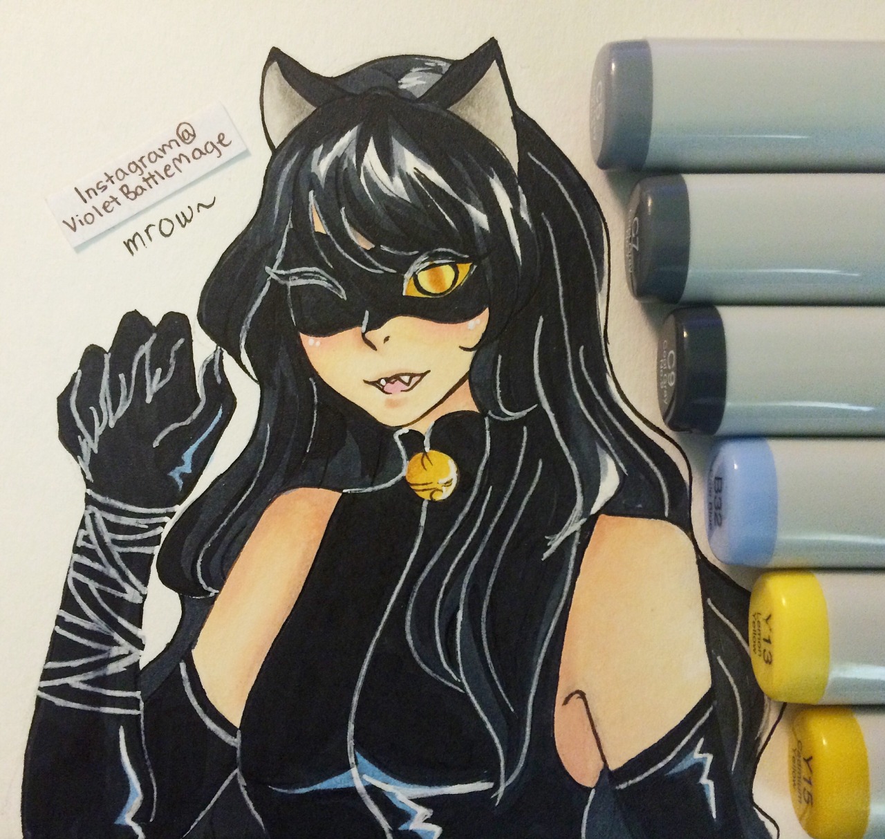 violetbattlemage:  Blake as Chat Noir (/^▽^)/ Tfw you get invested in this Miraculous