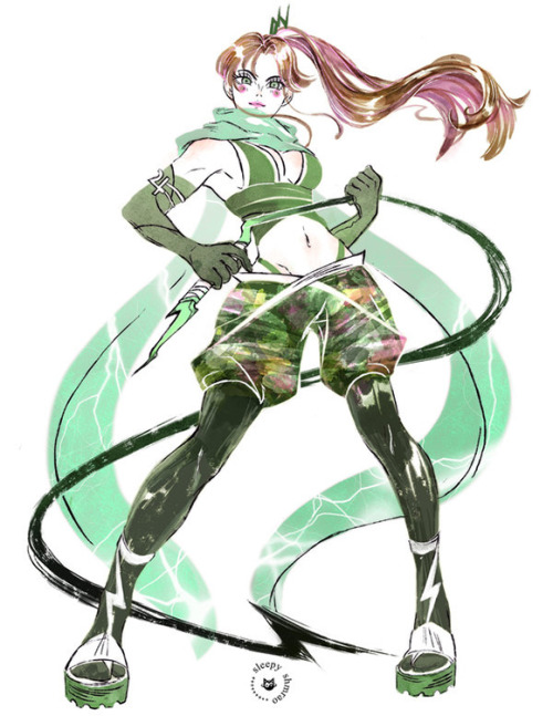 sleepyshmrao: My Sailor Jupiter Ninja Redraw! 
