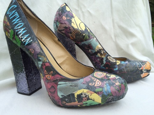 SIZE 8 &frac12; CATWOMAN HEELSON SALE NOWNot exactly shoes made for cat burgling, but we think S