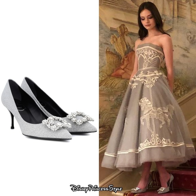 roger vivier flower strass pumps