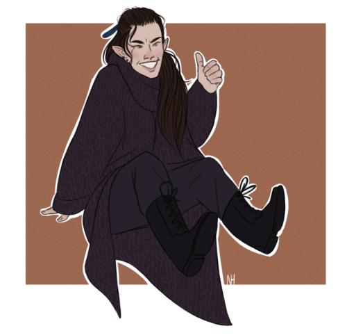 transmollymaukk:chikkenhawke:may i offer u a cardigan vax in this trying time?[ID start/ A drawing o
