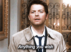 marilynmay:  dammit Cas, give the man what he wishes 