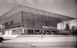 midcenturymodernfreak:  Soviet Modernism 1964 Movie Theater | Architect: ? | Sochi, Russia | Photo: Boris Feldblyum - Via