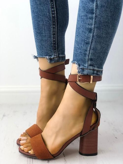 Sexy high heeled sandals.