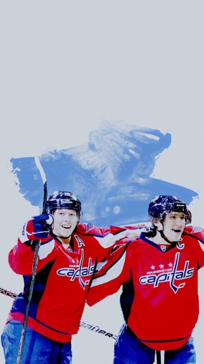 Alex Ovechkin & Nicklas Backstrom /requested by @holtbaest/