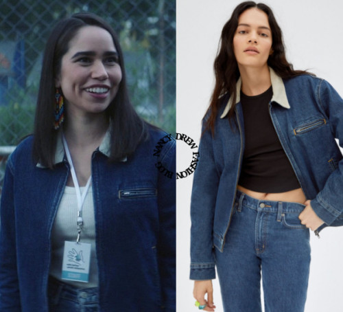  Who: Rachel Colwell as Addy SoctomahWhat: Sunday Best at Aritzia Detroit Jacket - Sold OutWhere: 3x