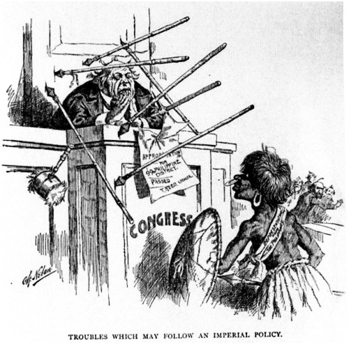 eastiseverywhere: American political cartoons from the period of the Philippine-American War. Click