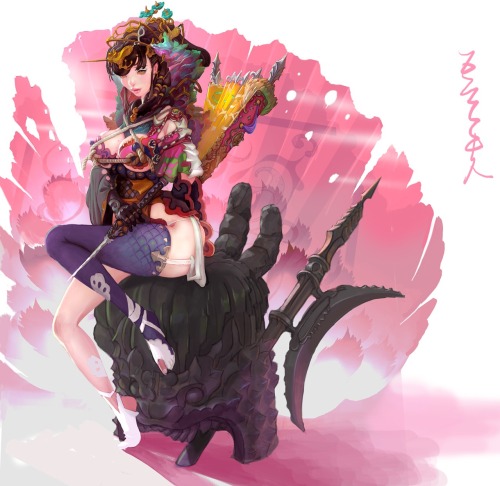 animeclay:  Xi Zhang (豆三先) also known as Ramzes I absolutely love Xi Zhang’s work and am blown away by the incredibly unique aesthetic of his colorful, cyborg, animal, Asian-fantasy/sci-fi concepts. Seemingly, the best way to get a look at Xi