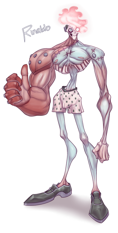 scikosis:  derekhetrickart:  Been working on my annual “draw a bunch of undead characters, I guess” kick. Touched up some older ones and made a couple new ones (〃・ω・〃)ノ~☆  Ayyy but Roberta tho Frankenstein monsters are important 