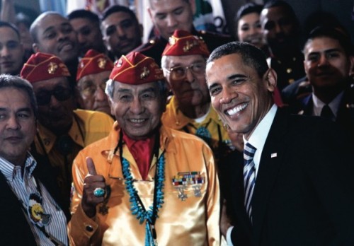  Obama says he supports strong and stable tribal governments built through self-determination. Adopt