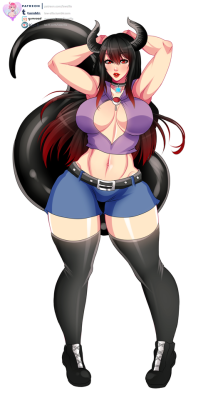 Finished Zoey (OC) commission for Zeo ^-^Hi-res