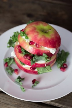 Jerryjamesstone:this Apple Kale &Amp;Amp; Pom Salad Is Amazing! Http://Cookingstoned.tv/Recipe/Apple-Kale-Pomegranate-Salad/