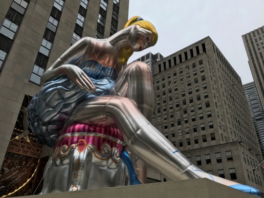 New York All Okay — Seated Ballerina by Jeff Koons