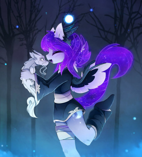 magnalunaarts:  Poquet Dragon II by MagnaLuna    Luna recized Zefiroth… again x3   