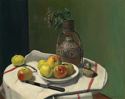 igormaglica: Félix Vallotton (1865-1925), Pommes et vase marocain / Apples and Moroccan vase,