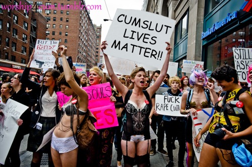 worship4cum:  Cumslut Lives Matter!!!! CUMSLUTS  UNITE!!!  Just wanted to send this one out aga