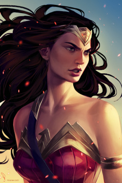 mioree:  Wonder Woman - Its nothing special, just a portrait of the already perfect Gal Gadot 💖 Hope you like it!  Mioree 