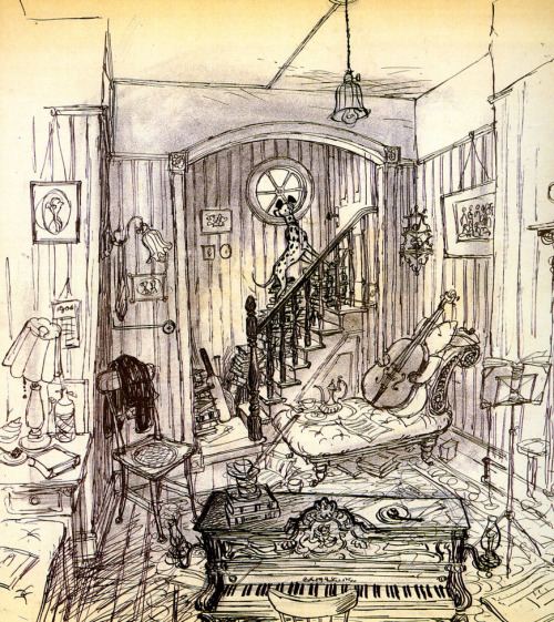 disneyconceptsandstuff:  Visual Development from 101 Dalmations 