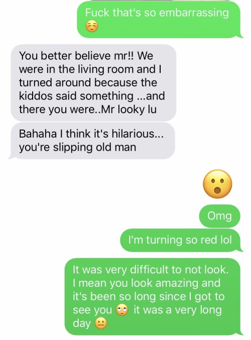 Fuck!!! She was visiting here last month for the first time in two years and I totally got busted lo