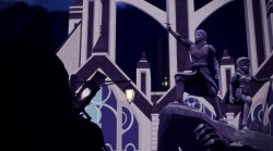 Just a random thought, But like what if those two depicted in the statue are from the Arc and Rose families? The guy kinda looks like he has on Jaunes type of armor, along with the sword, and the woman had on a cloak like Ruby as well as a battle ax,