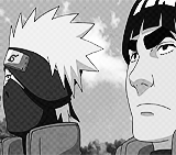pakk-un:  Kakashi and Gai in the Uchiha District