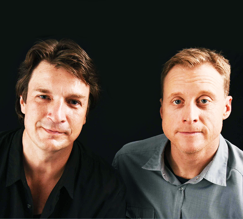 nathanfilliondaily:  Nathan Fillion and Alan Tudyk Comic Con Portraits on July 22,