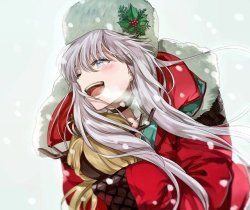 futureisfailed:(雪乃さんのツイート: “視線の先にいる貴方。 アナスタシア☃︎ #FGO #FateGO… ”から) 