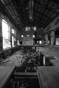 eastberliner:  abandoned factory , eastgermany 2013 