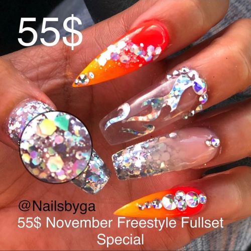 SAVANNAH!!!!! @nailsbyga is having a NAIL SPECIAL Book you appointment today!!!!#blackgirlsdonails