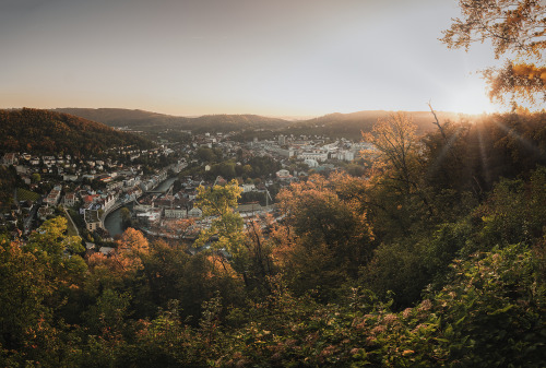 Lookout over the beautiful City of Baden-Switzerland