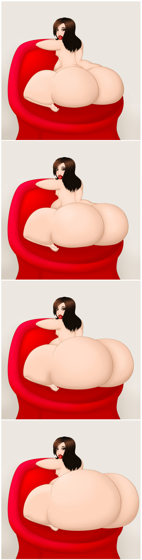   Butt expansion of a curvy trap  Get the full HD versions of each picture here And