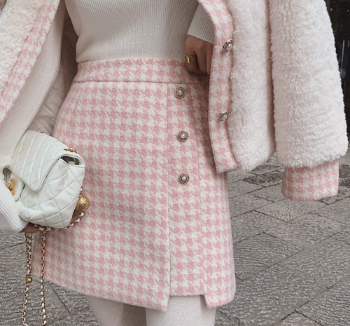 ari-kanon: Wool Jacket + Skirt