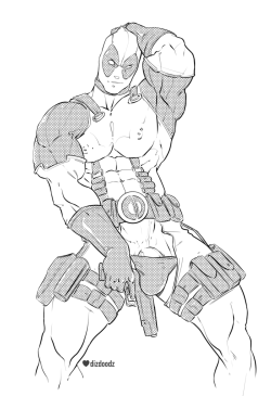 dizdoodz:  Deadpool!Please check out my Patreon, and pledge me for goodies and access to weekly raffle streams where you can suggest guys for me to draw!