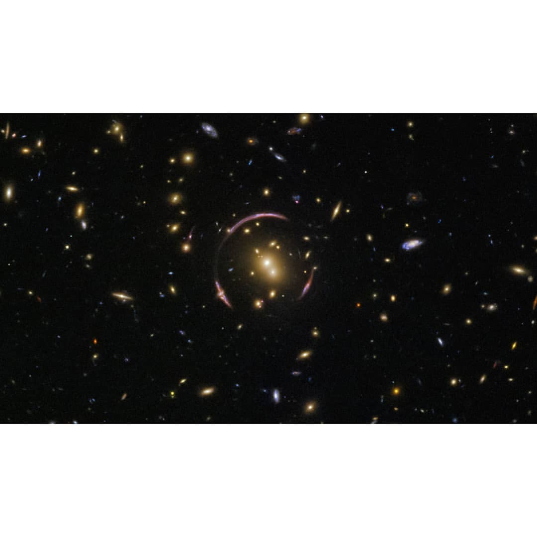 Einstein Ring   This image is packed full of galaxies! A keen eye can spot exquisite