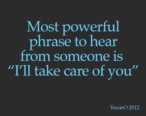 fortheloveofasub:  submissivedreamer: Hearing this phrase absolutely melts me each time. This phrase means that I can let down all of my defenses. It means that I can stop worrying and let go of my constant calculating, worrying, assessing, analyzing