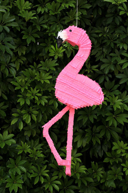 DIY Pink Flamingo Piñata Tutorial from Studio DIY here. I love flamingos and piñatas. For more Flami