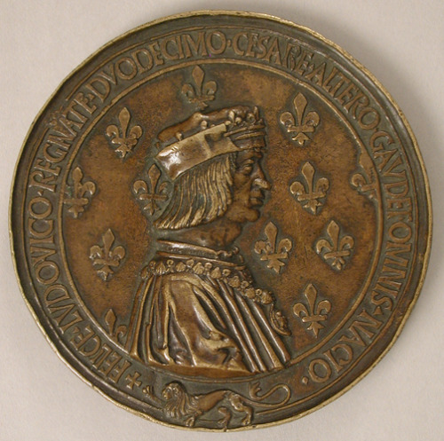 Medal Louis XII, King of France (r. 1498–15155), and Anne of Brittany (1476–1514), Metro