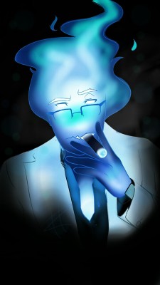 hazeln-q:  Blue embers… He rarely wears