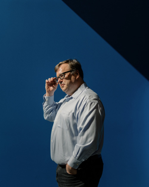 LinkedIn founder Reid Hoffman for The New York Times, 2017