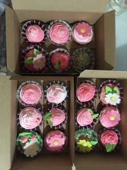 feederqueen:  I’ve made enough cupcakes for 3 but you may eat them all 😘