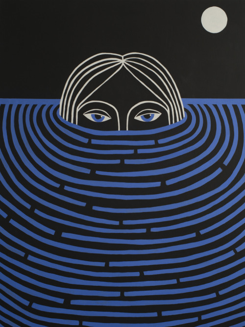 surreelust: Lunar Water Watcher by Caris Reid (2016) 