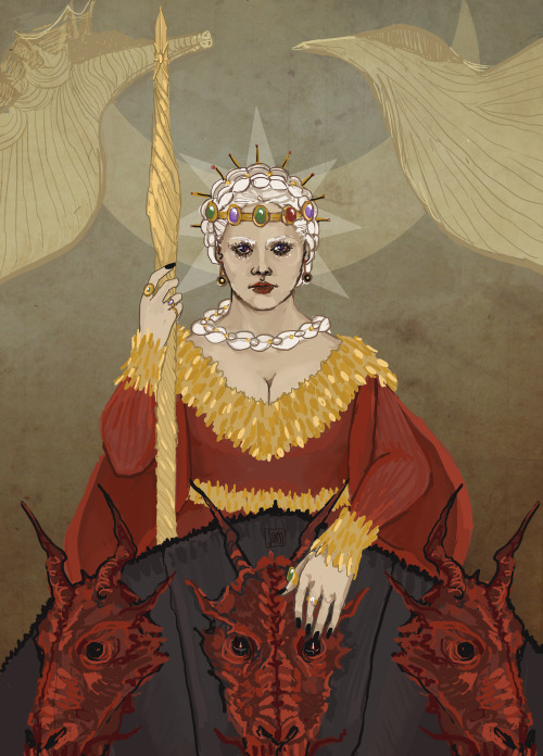saessenach:Rhaenyra Targaryen for the Monarchs of House Targaryen collab, organised by the lovely @a