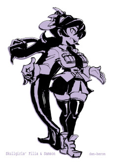 risax:  dan-heron:  Time for Filia and Samson, enough said. http://fav.me/d7ugrzj  Find Skullgirls difficult as hell and only played it once or twice so far, but most of the ladies are pretty cute. In any case awesome job with Filia and Samson! 