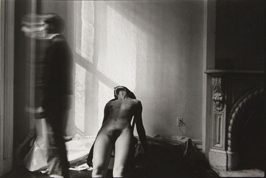 the-night-picture-collector:  Duane Michals, Seated Nude and Standing Man, 1960