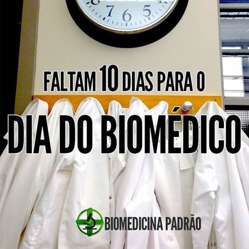 Contagem regressiva! #10dias #biomedicina #biomédico