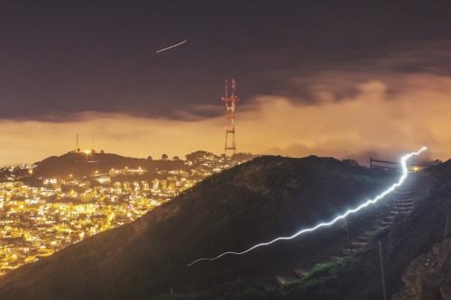 “Through the hills I hear you callin, miles and miles away” Corona Heights, San Francisco (2016) 