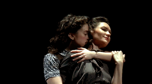 moxyphinx:Adina Verson & Katrina Lenk in Indecent at Yale Repertory Theatre