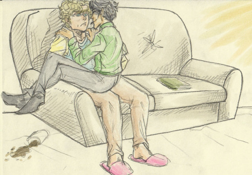 cissyswonderland:Just the ineffable husbands being cute. (this took much longer than I planned, by t