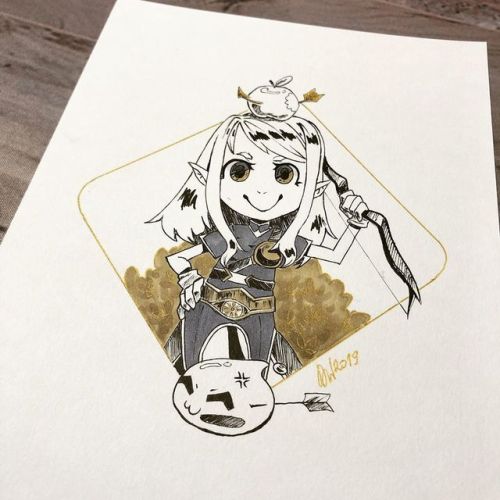 Inktober Day 3. Archer 😁 #ragnarokinktober #roinktober #ragnaroktober #ragnarokonline #fanart #mmorpg